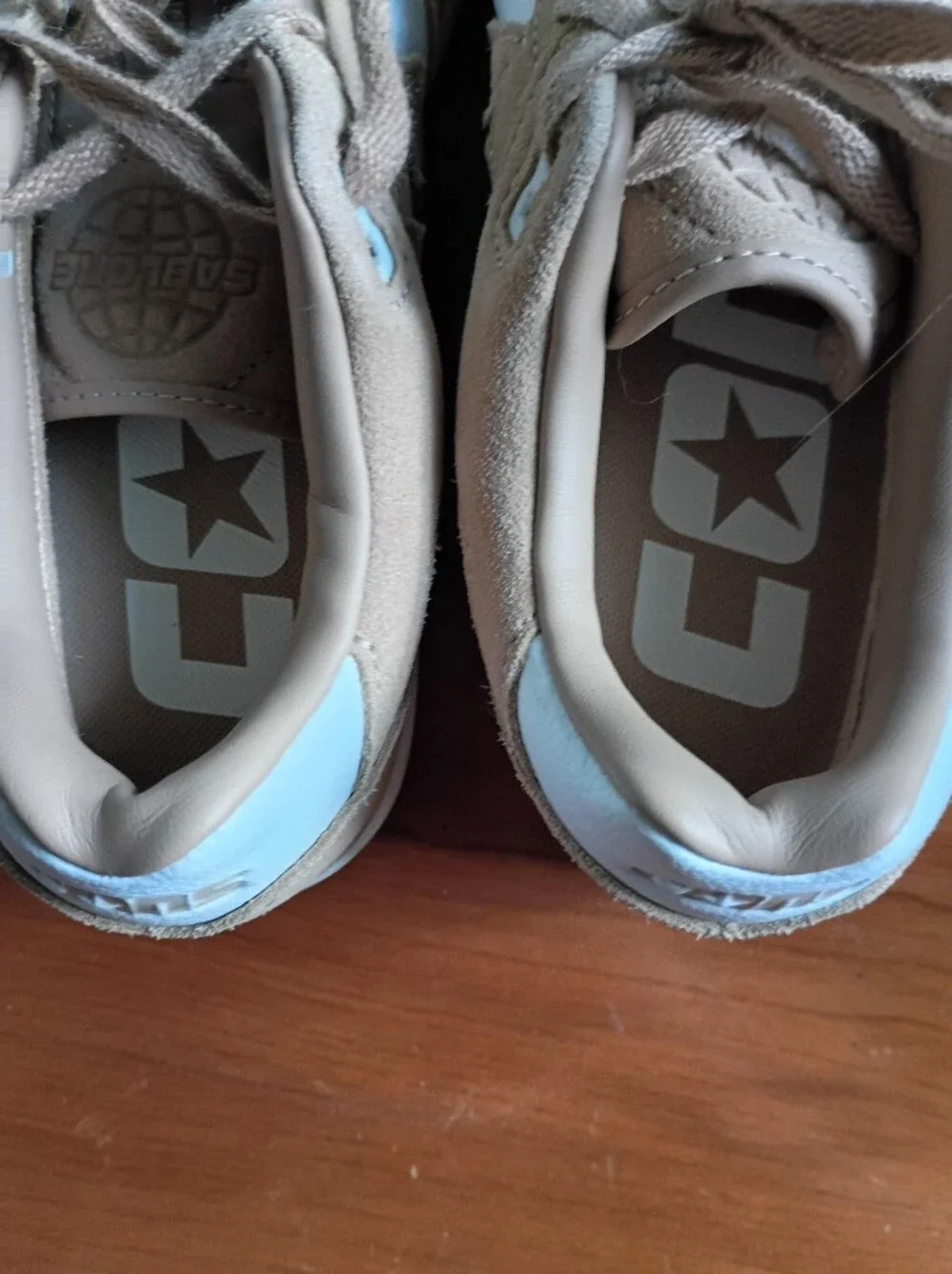 Converse worn never